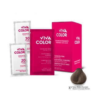 VIVA COLOR KIT COLOR 7.7 RUBIO MEDIO CHOCOLATE